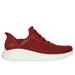 Skechers Women's Slip-ins: BOBS Sport Squad Chaos Sneaker | Size 7.0 | Red | Textile/Synthetic | Vegan | Machine Washable