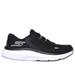 Skechers Women's GO RUN Pure 4 Sneaker | Size 7.5 | Black/White | Textile/Synthetic | Vegan | Machine Washable | Arch Fit