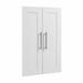 Wade Logan® Arlex Doors for Closet Organizer, Metal in White | 37.68 H x 24.8 W x 0.62 D in | Wayfair 66AEB4444F854A57A8A956665FAEA9CF