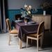 Lilijan Home & Curtain Luxury Matte Velvet Tablecloth Polyester in Gray | 52 W x 52 D in | Wayfair MA-Llj-KPM-1PC-14-MO-5252