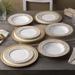 Noritake Summit 12-Piece Dinnerware Set, Service For 4 Bone China/Ceramic in White | Wayfair 4912-12H