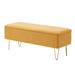 Everly Quinn Upholstered Flip Top Storage Bench Upholstered, Metal | 17.3 H x 43.3 W x 15.6 D in | Wayfair 170CBA8997EF46F482369F0ADB5A3306