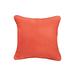 Birch Lane™ Ansonia Sunbrella® Throw Square Indoor/Outdoor Pillow Cover & Insert /Polyfill/Sunbrella® in Orange | 18 H x 18 W x 6 D in | Wayfair