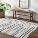 Black/Blue 120 x 94 x 1.77 in Area Rug - Wade Logan® Bibbs Area Rug Polyester | 120 H x 94 W x 1.77 D in | Wayfair 56466AA904C44F50A032F57F259C2A06