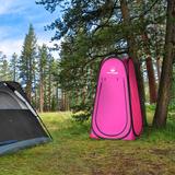 wakeman Pop Up Pod - Privacy Shower Tent or Portable Toilet Stall w/ Bag for Camping, Beach, or Tailgate in Pink | 74 H x 39 W x 39 D in | Wayfair