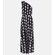 Diane von Furstenberg Kiera printed jersey one-shoulder maxi dress