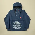 The North Face Tnf X Online Ceramics Windjammer Waterproof Jacket Shady Blue Size S