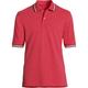 Stretch Piqué Polo Shirt, Traditional Fit, Men, size: 34-36, regular, Red, Cotton/Spandex, by Lands' End