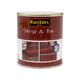 Rustins Quick Dry Step & Tile Paint Gloss Red 250ml RUSSTP250Q