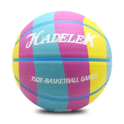 Mini basket-ball en caoutchouc haute élasticité réutilisable divertissement universel d'intérieur