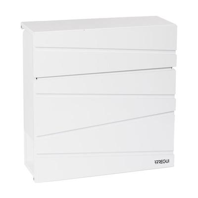Armor E6901 Designer Briefkasten aus Verzinktem Stahl mit Zeitungsrolle, Postkasten + Zeitungsbox, Image
