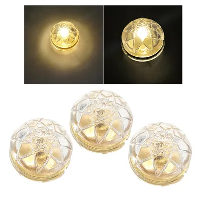 Plafonnier LED Miniature à Piles pour Maison de Poupées Luminaire Décoratif de Plafond Accessoire