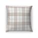 EMORY PLAID TAN Accent Pillow by Becky Bailey
