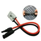 SUNFEX Waterproof 50 Amp Plug To Solar Panel Cable Y Adaptor Connector 30Cm 4MmÂ² 12Awg