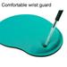 Naierhg Mouse Pad Relieve Stress Comfy EVA Wrist Support Table Mouse Cushion Dark Green