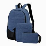 Clearance! 3 Pcs 17.7 Inch Laptop Backpack Set for Men Women Large Lightweight Travel Anti-theft Bag with Pencil Case & Crossbody Messenger Bag College Backpack Gift