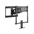 Monoprice Spring Assisted Above Fireplace Mantel Pull-Down Full-Motion TV Wall Mount for TVs 43in to 70in Weight Capacity 28.6lbs to 72.6lbs VESA up to 600x400 Height Adjustable