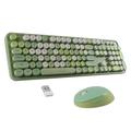 700m Wireless Keyboard And Mouse Set 2.4G Wireless Keyboard Punk Keycap /PC/Mute Wireless Mini Keyboard