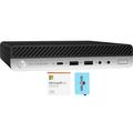 HP EliteDesk-800-G4 Home/Business Mini Desktop (Intel i5-8500 6-Core Intel UHD 630 16GB RAM 2x1TB PCIe SSD (2TB) Win 11 Pro) with Microsoft 365 Personal Dockztorm Hub