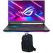 ASUS ROG Strix G17 GS713 Gaming/Entertainment Laptop (AMD Ryzen 9 7945HX 16-Core 17.3in 240Hz 2K Quad HD (2560x1440) GeForce RTX 4060 Win 10 Pro) with Atlas Backpack