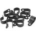 10Pcs 15.8mm / 0.6 R Shape Nylon Cable Clamp for Cable Wire Tubing (10Pcs 15.8mm / 0.6 Abrazadera de cable de nylon en forma de R para cable cable tuberÃ­a