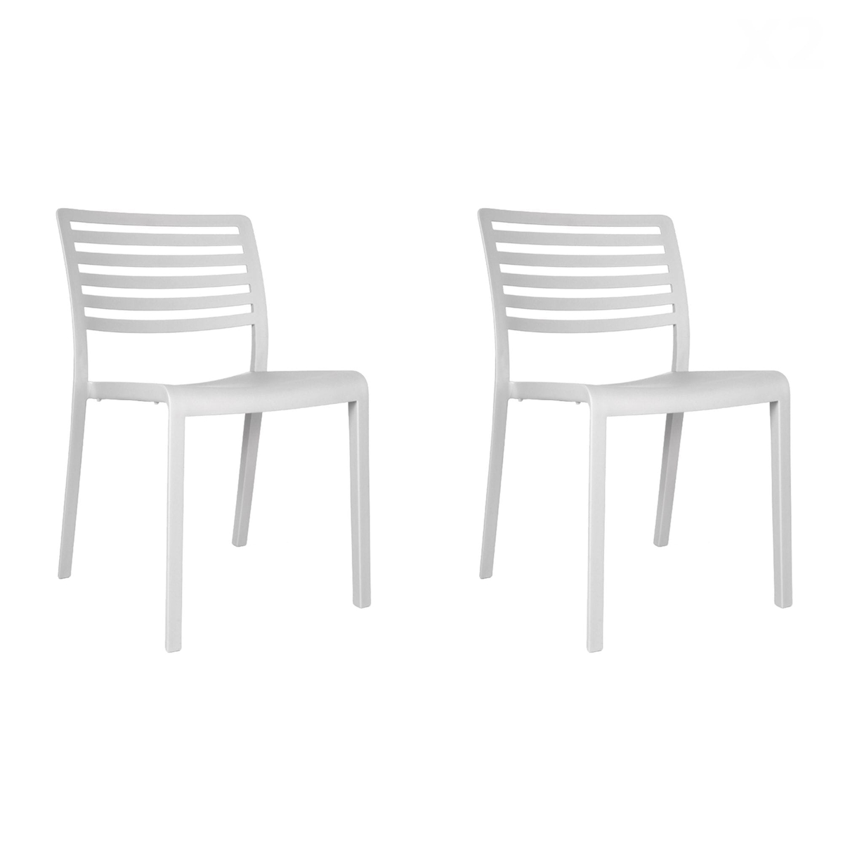 Resol LAMA Stuhl Indoor, Outdoor Set 2 Weiß Image