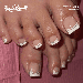 Fofosbeauty 24pcs Press on False Toe Nails Square Full Cover Fake Nails for Girls Women Simple White