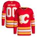 Men's adidas Red Calgary Flames Home 2020/21 Primegreen Authentic Custom Jersey