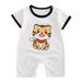 Qufokar Baby Boy Dress Outfit Baby Boy Clothes Organic Children Baby Boys Girls Cartoon Romper Short Sleeve Cute Animals Jumpsuit Outfits Clothes