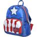 Loungefly Marvel Captain America Shine Cosplay Mini Backpack