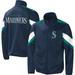 Men's G-III Sports by Carl Banks Navy Seattle Mariners Earned Run Full-Zip Jacket