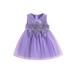 Lieserram Toddler Kids Girl Princess Dresses 6 12 18 24 Months 2T 3T 4T 5T Summer Sleeveless Pearl Lace Party Tutu Gown Dress