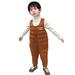 Qufokar Dress Outfit for Toddler Boy Boy Up Child Kids Toddler Toddler Baby Boys Girls Sleeveless Solid Jumpsuit Cotton Wadded Suspender Ski Bib Pants Overalls Trousers Outfit Clothes