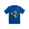 Awkward Styles Argentina Football Shirt for Kids Dinosaur Soccer Infant Shirt