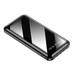 10000mAh Backup External Battery USB Power Bank Pack Charger for Cell Phone Black