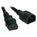 TRIPPLITE Tripp Lite- Power Cord Adapter- 10A- 18AWG- 100V- 250V- IEC-320-C14 to IEC-320-C13- 1FT