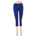 Under Armour Yoga Pants - Mid/Reg Rise: Blue Activewear - Women's Size Medium