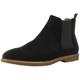 Steve Madden Men's Highline Chelsea Boot, Black Suede, 6.5 UK