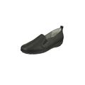 Slipper NATURAL FEET "Clara" Gr. 44, schwarz Damen Schuhe Slip ons