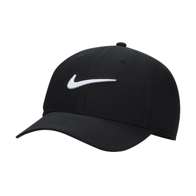 Baseball Cap NIKE "U NK DF CLUB CAP S CB P", Herren, Gr. L (60/62), schwarz-weiß (schwarz, weiß), Obermaterial: 100% Polyester, sportlich, Caps