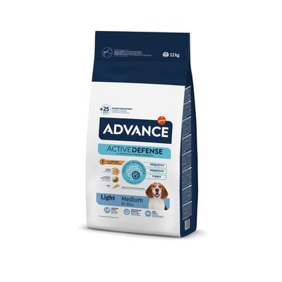 Sparpaket: 2x12kg Advance Medium Light Huhn Hundefutter trocken