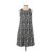 Karen Kane Casual Dress - Shift: Black Acid Wash Print Dresses - Women's Size X-Small