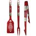 San Francisco 49ers 3 pc Color BBQ Tool Set - Siskiyou Buckle F3CC075