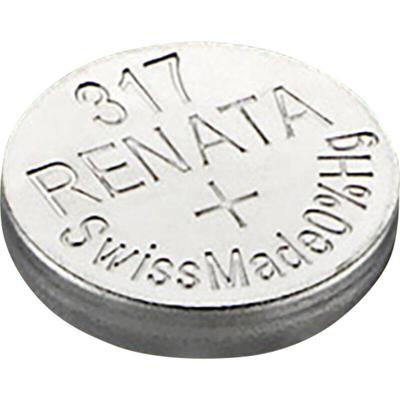 Knopfzelle 317 1.55 v 1 St. 10.5 mAh Silberoxid SR62 - Renata Image