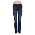 Hudson Jeans Jeans - Low Rise Skinny Leg Denim: Blue Bottoms - Women's Size 24 - Dark Wash