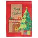 Dicksons Inc Tree Merry Christmas 2-Sided Polyester Flag | 42 H x 29 W in | Wayfair M001861