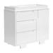 babyletto Yuzu 3-Drawer Changer Dresser Wood in White | 34 H x 19 W x 40.75 D in | Wayfair M23423W