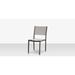 Source Furniture Fusion Metal Outdoor Stackable Dining Side Chair Metal/Sling in Gray | 34 H x 19 W x 24 D in | Wayfair SF-3001-162-TXG-CLD