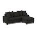 Brown Sectional - Wade Logan® Alger 2 - Piece Chaise Sectional Microfiber/Microsuede | Wayfair E7C7FD11143442F2B1F568AF6F0037F8