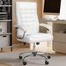 Latitude Run® Savvas Computer Desk Chair w/ Spring Seat, High Back Executive Office Chair Upholstered, in Gray | 47.2 H x 22 W x 24.3 D in | Wayfair